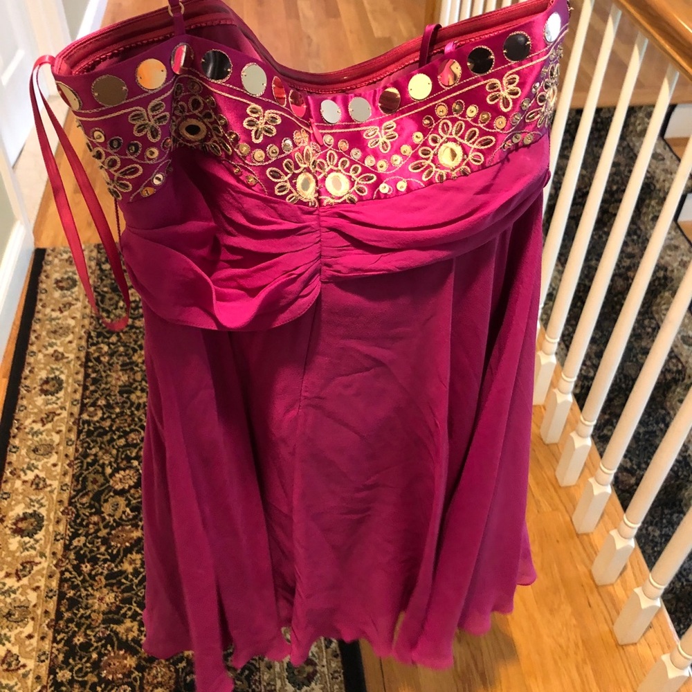 Pink cocktail dress